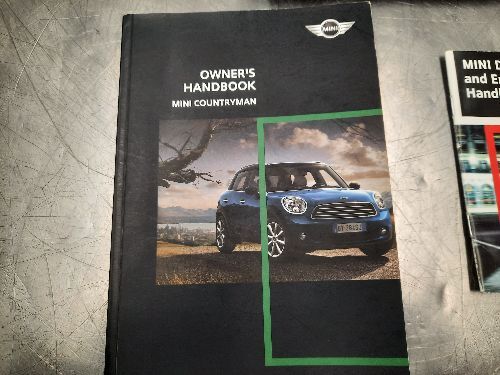 MINI R60 Countryman Cooper S Owners Manual Handbook
